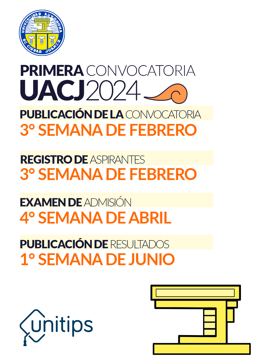 Primera convocatoria UACJ 2024